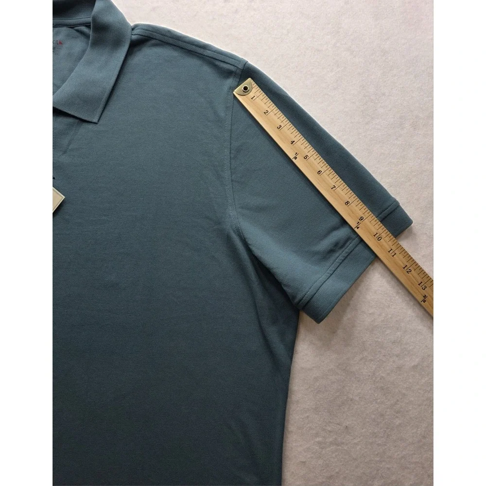 Untuckit 30167 Men's Turquoise Short Sleeve‎ Golf Polo Shirt. NWT. Size 3XL